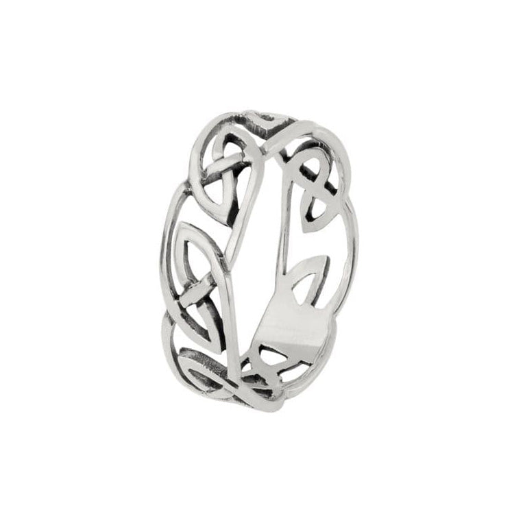 Celtic Ring Silver Plated