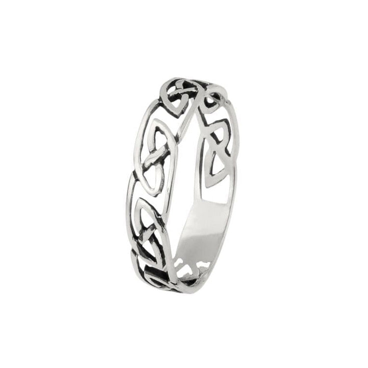 Celtic Ring Silver Plated