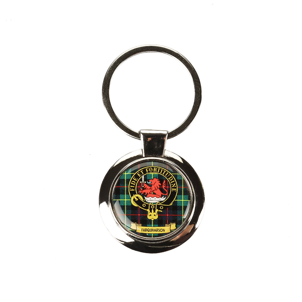 Kc Clan Key Fob Chrome Farquharson