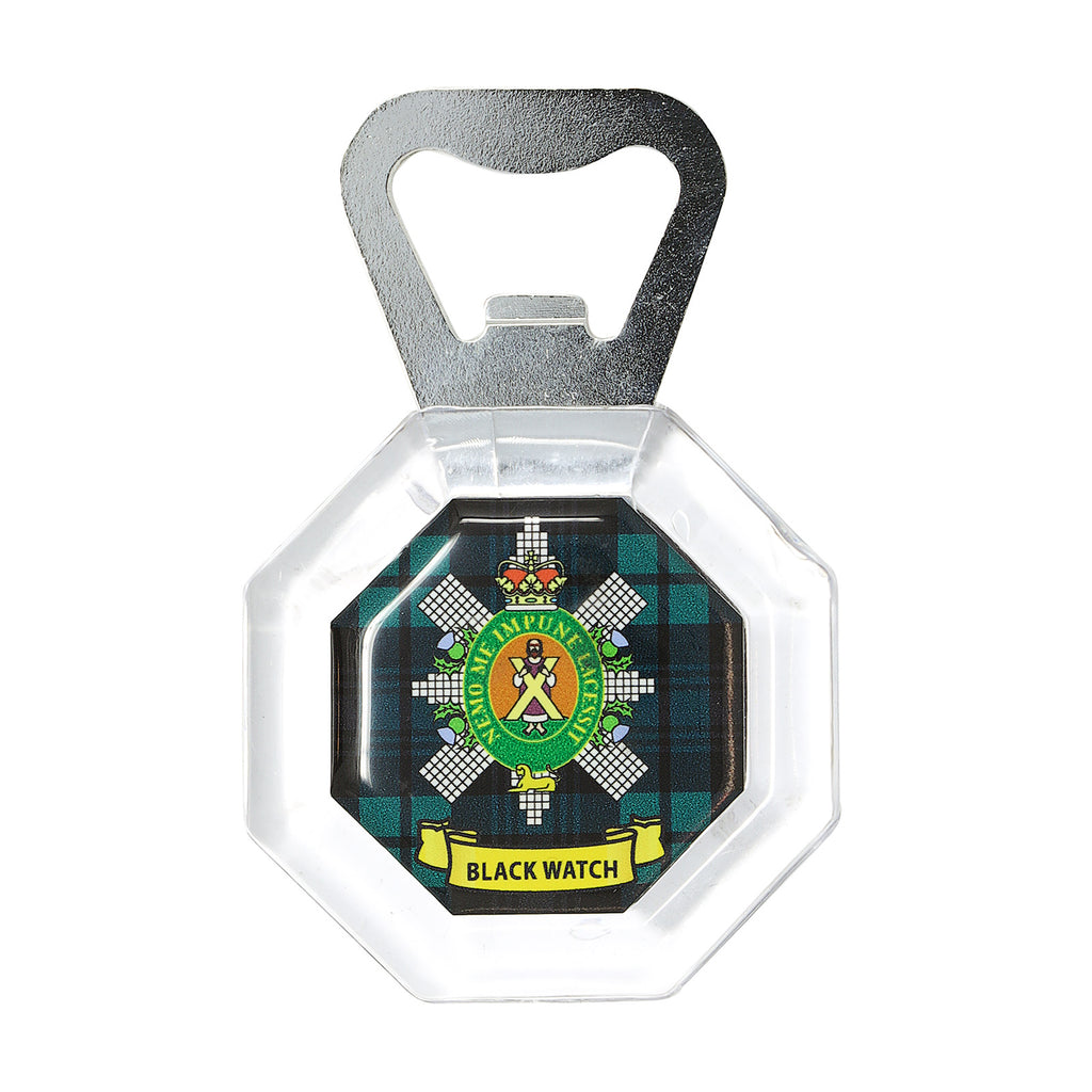 Kc Clan Bottle Opener Fridge Magnet Black Watch