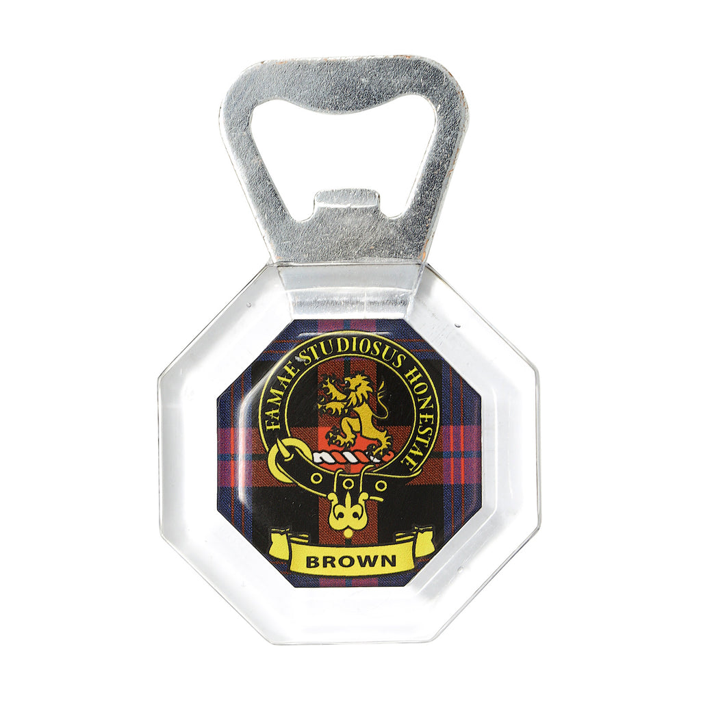 Kc Clan Bottle Opener Fridge Magnet Brown
