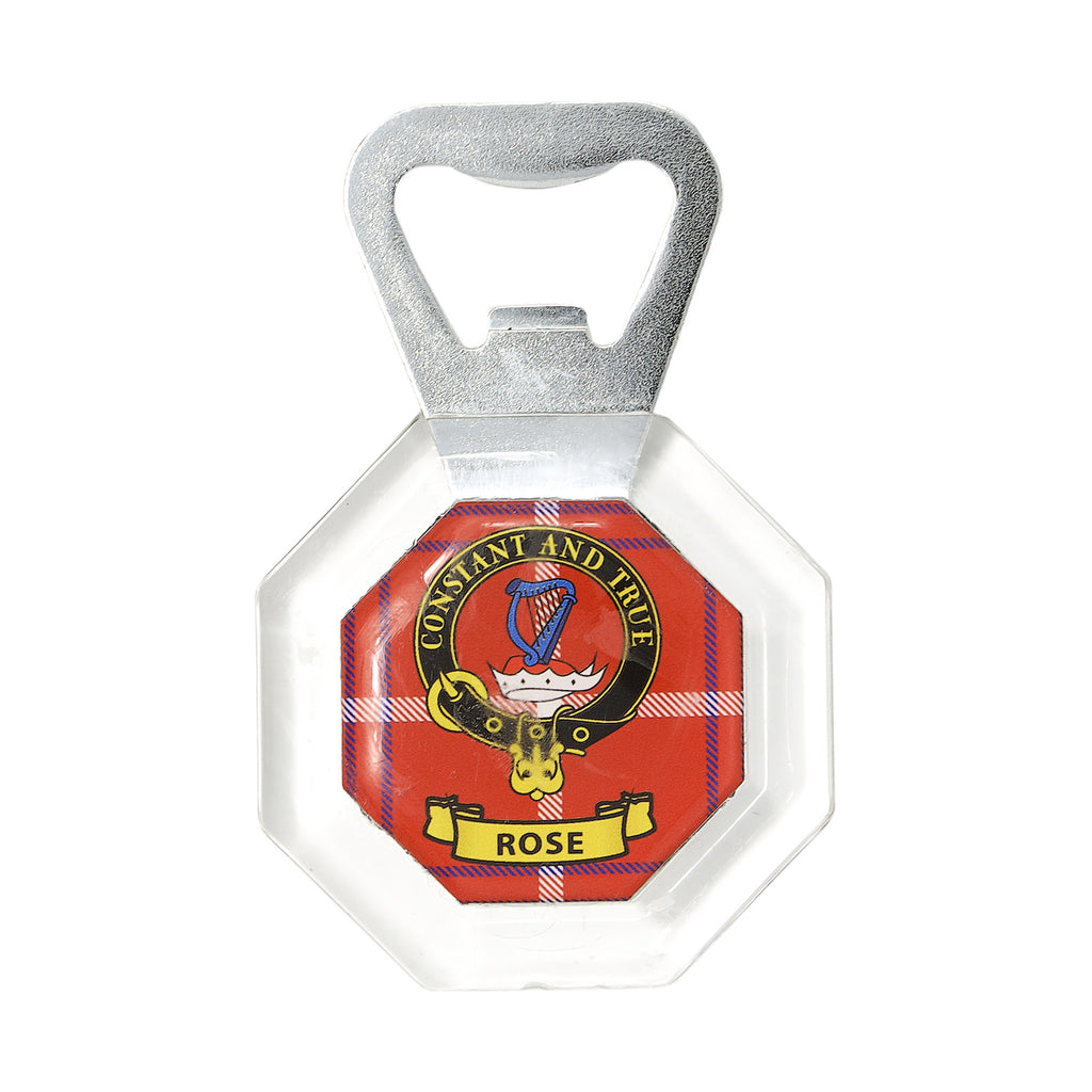 Kc Clan Bottle Opener Fridge Magnet Rose