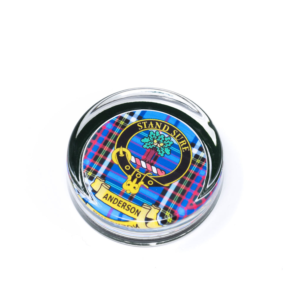Kc Clan Paper Weight Glass Macpherson