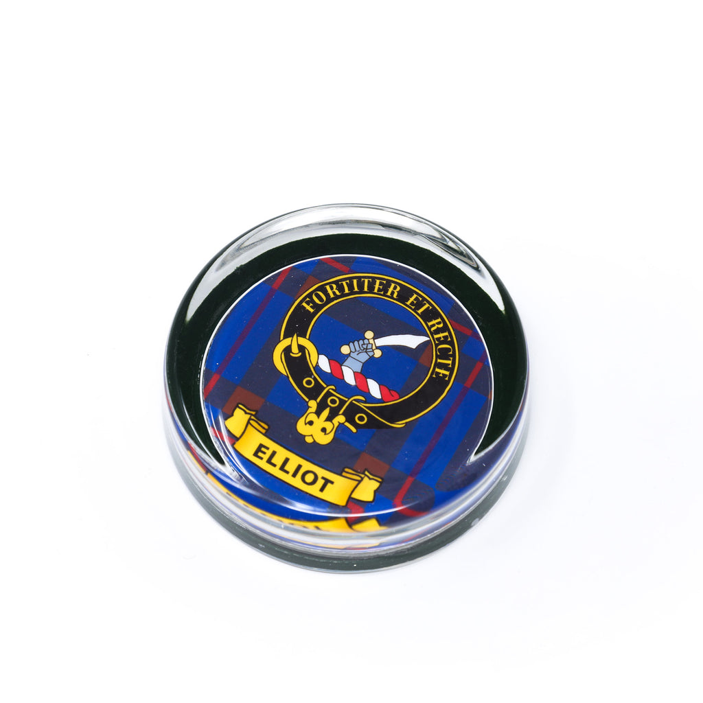 Kc Clan Paper Weight Glass Elliot
