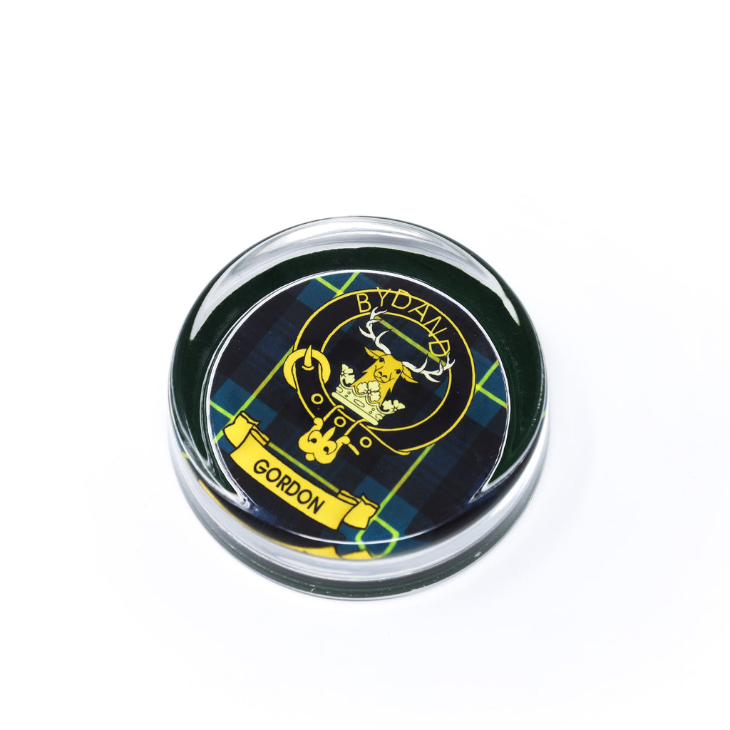Kc Clan Paper Weight Glass Gordon