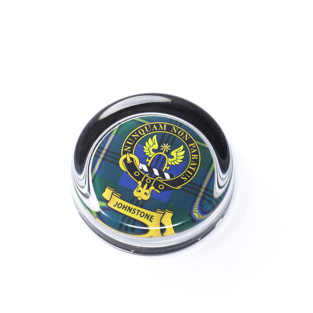 Kc Clan Paper Weight Glass Johnstone