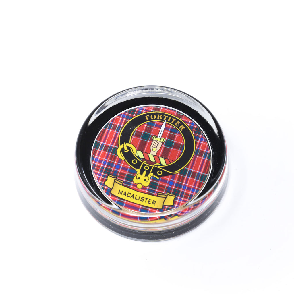 Kc Clan Paper Weight Glass Macalister