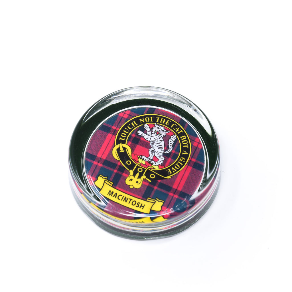 Kc Clan Paper Weight Glass Macintosh