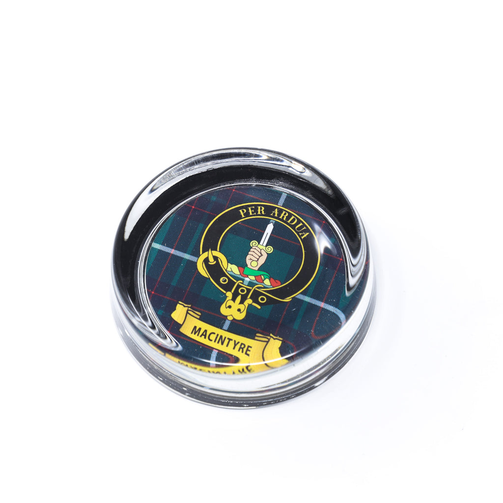 Kc Clan Paper Weight Glass Macintyre