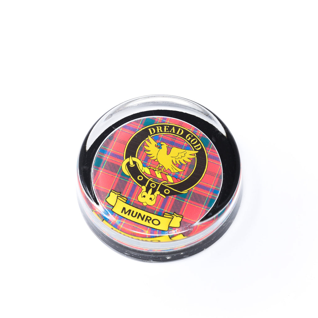 Kc Clan Paper Weight Glass Munro