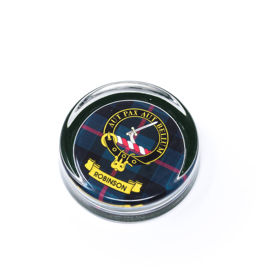 Kc Clan Paper Weight Glass Robinson