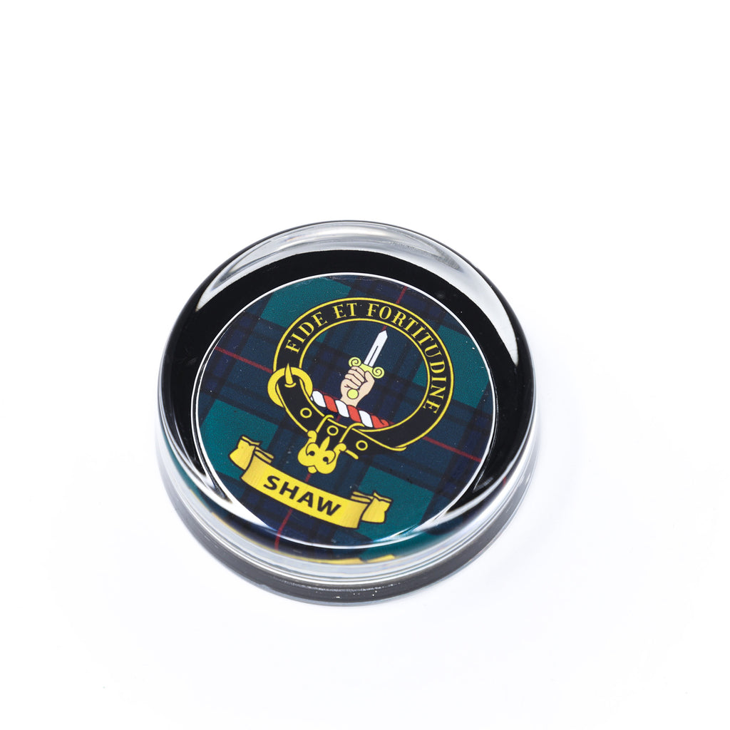 Kc Clan Paper Weight Glass Sinclair