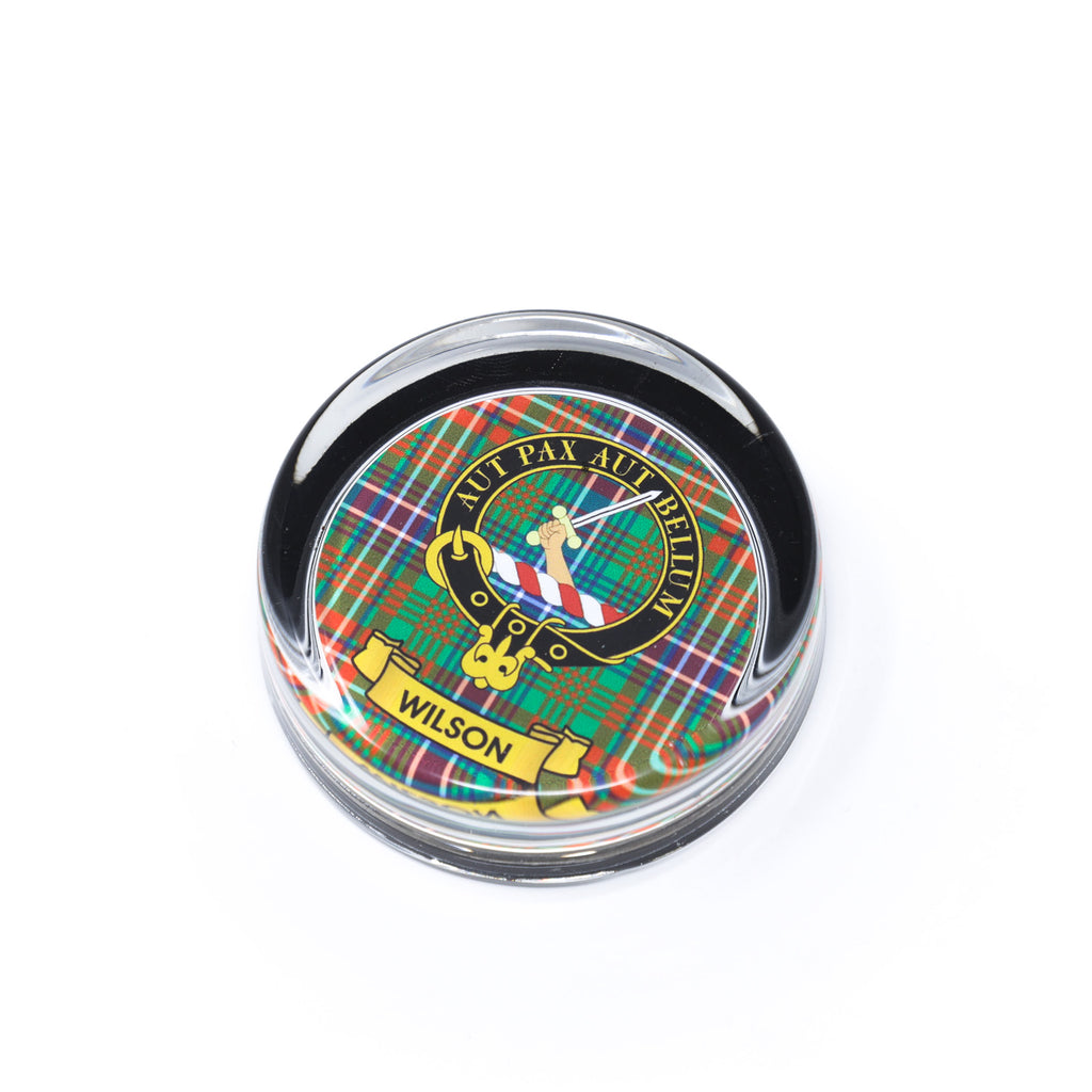 Kc Clan Paper Weight Glass Wilson