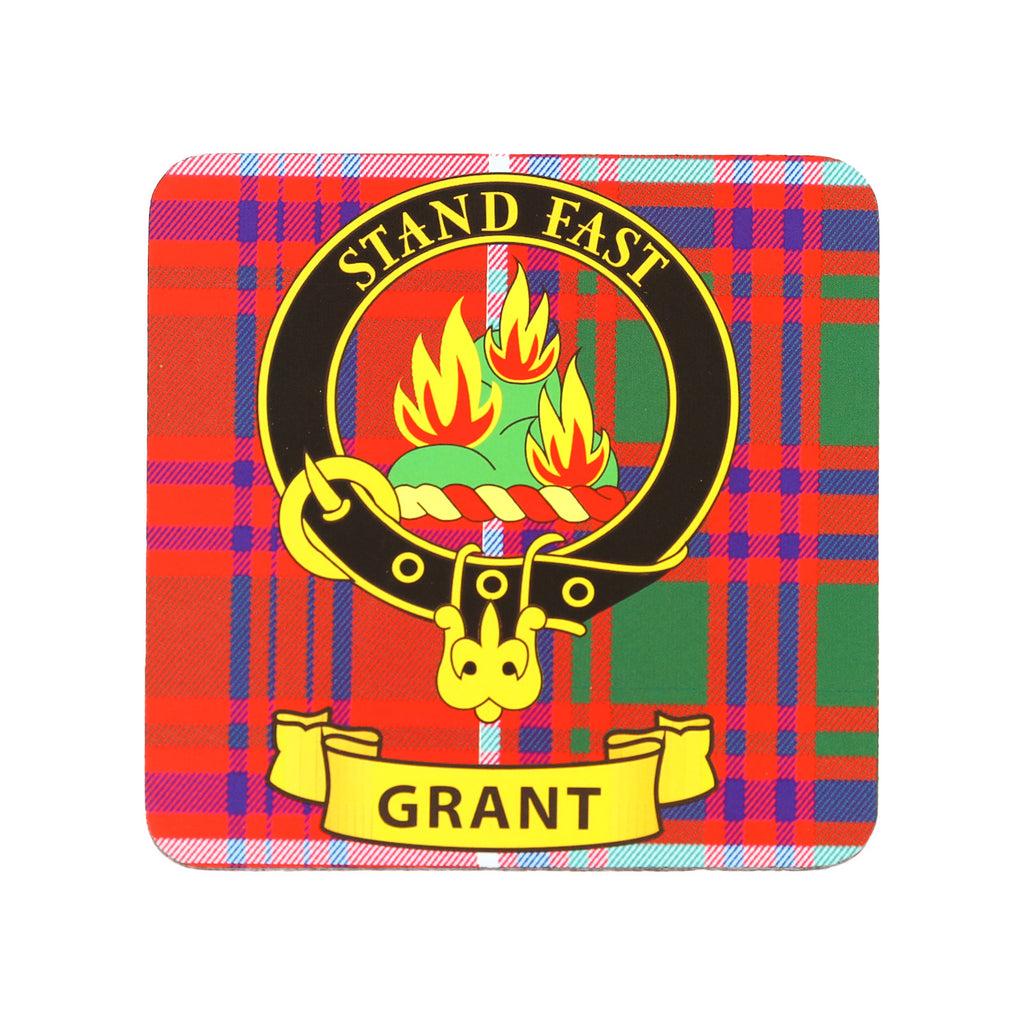 Kc Clan Square Cork Coaster Grant