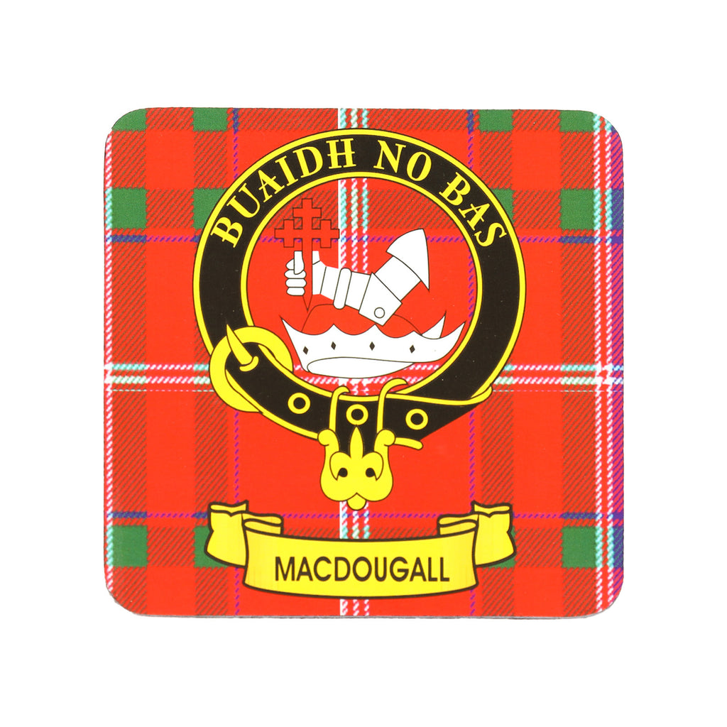 Kc Clan Square Cork Coaster Macdougall