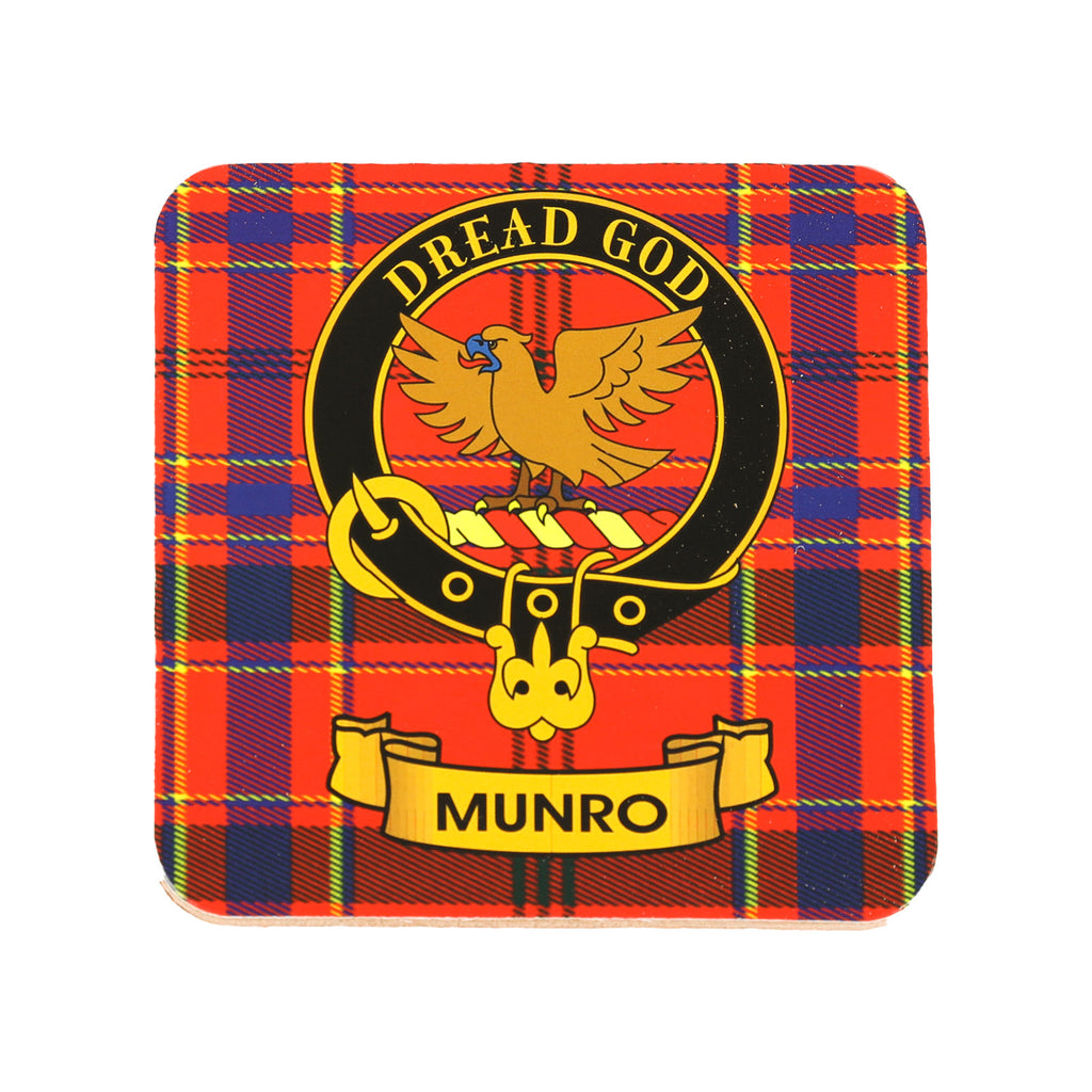 Kc Clan Square Cork Coaster Munro