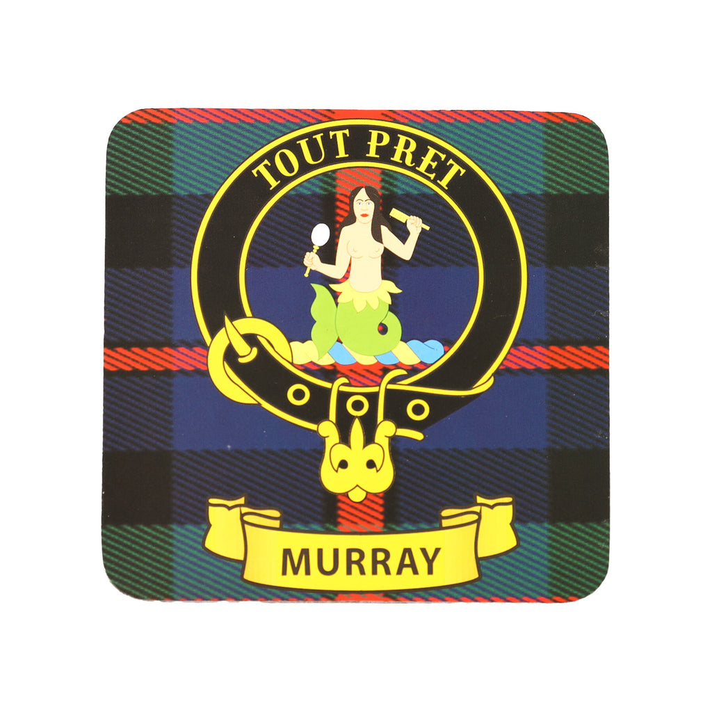 Kc Clan Square Cork Coaster Murray