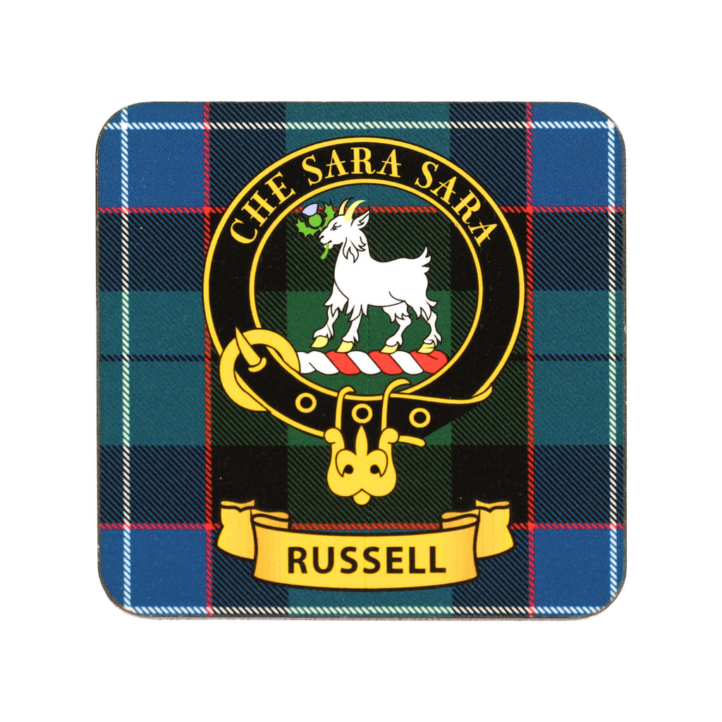 Kc Clan Square Cork Coaster Russell