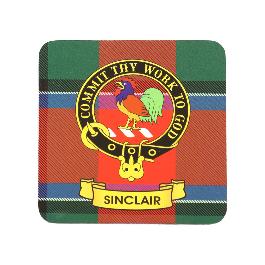 Kc Clan Square Cork Coaster Sinclair