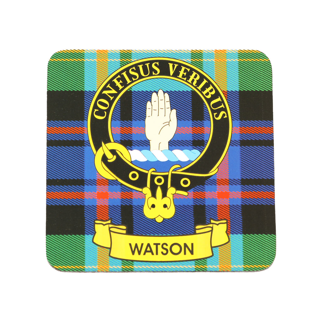 Kc Clan Square Cork Coaster Watson