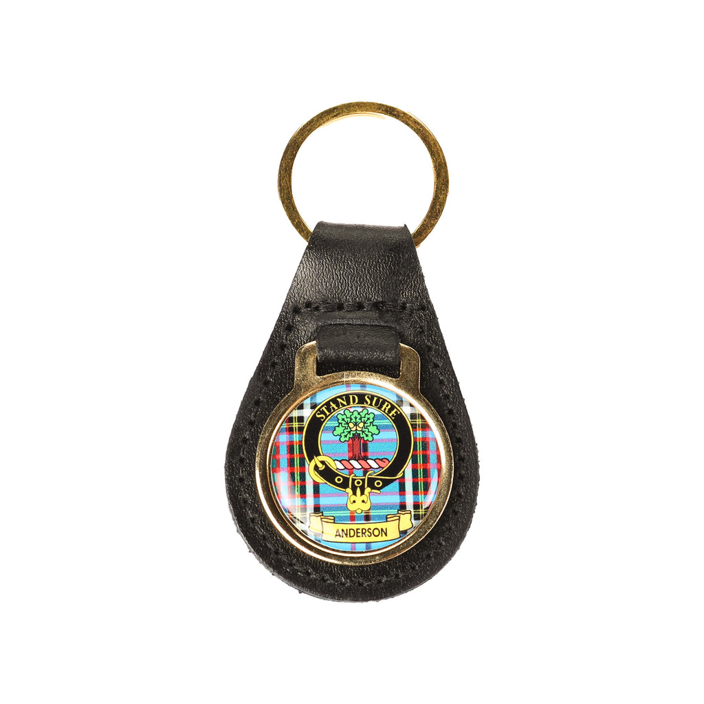 Kc Clan Leather Key Fob Rose