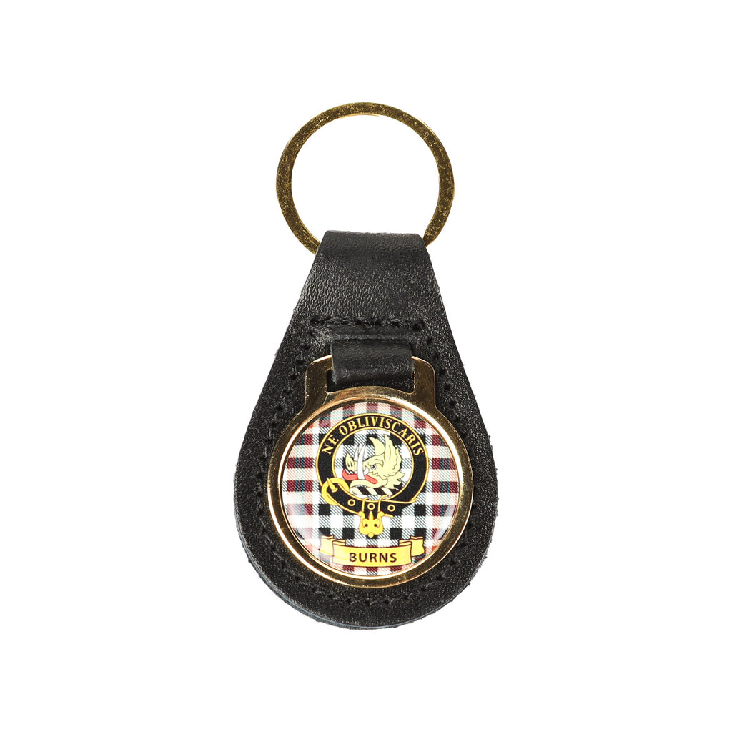 Kc Clan Leather Key Fob Burns
