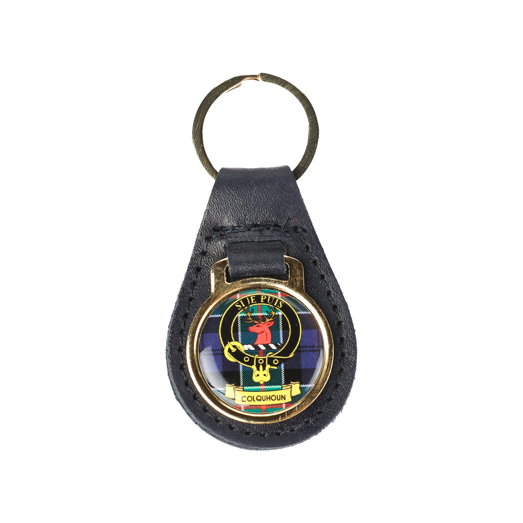 Kc Clan Leather Key Fob Colquhoun