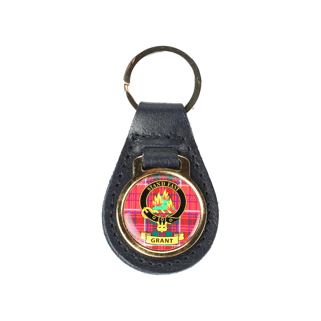 Kc Clan Leather Key Fob Grant