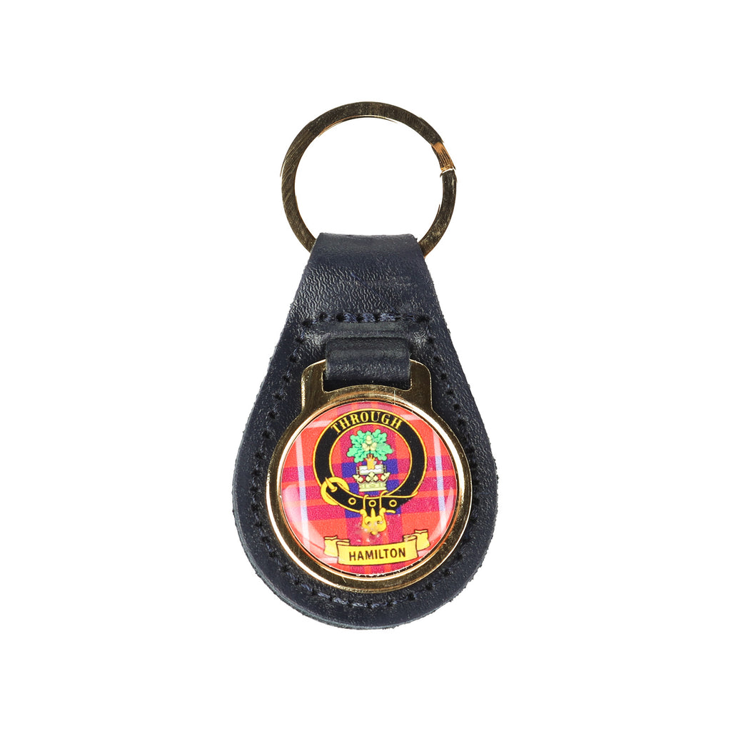 Kc Clan Leather Key Fob Hamilton