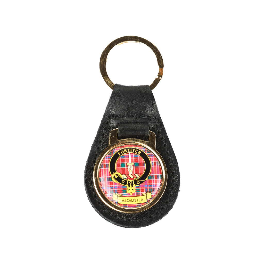 Kc Clan Leather Key Fob Macalister
