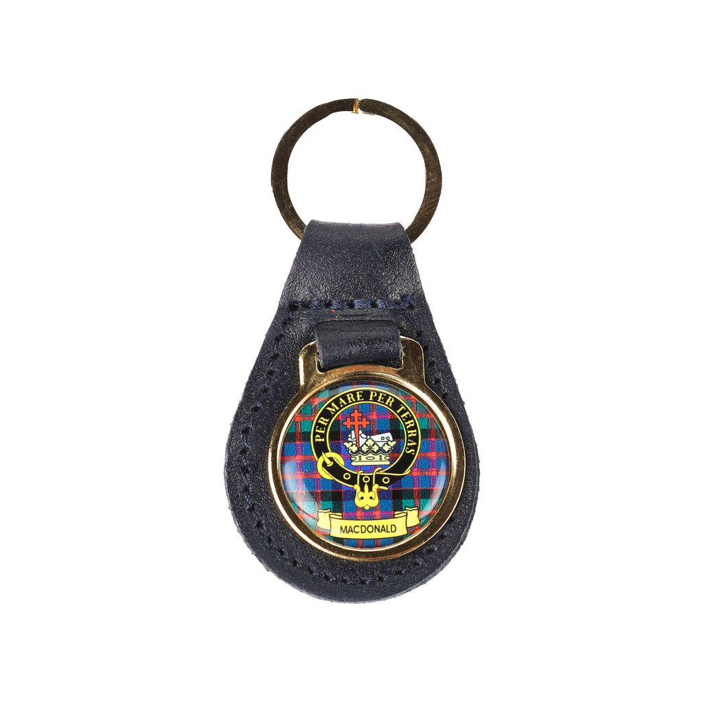 Kc Clan Leather Key Fob Macdonald