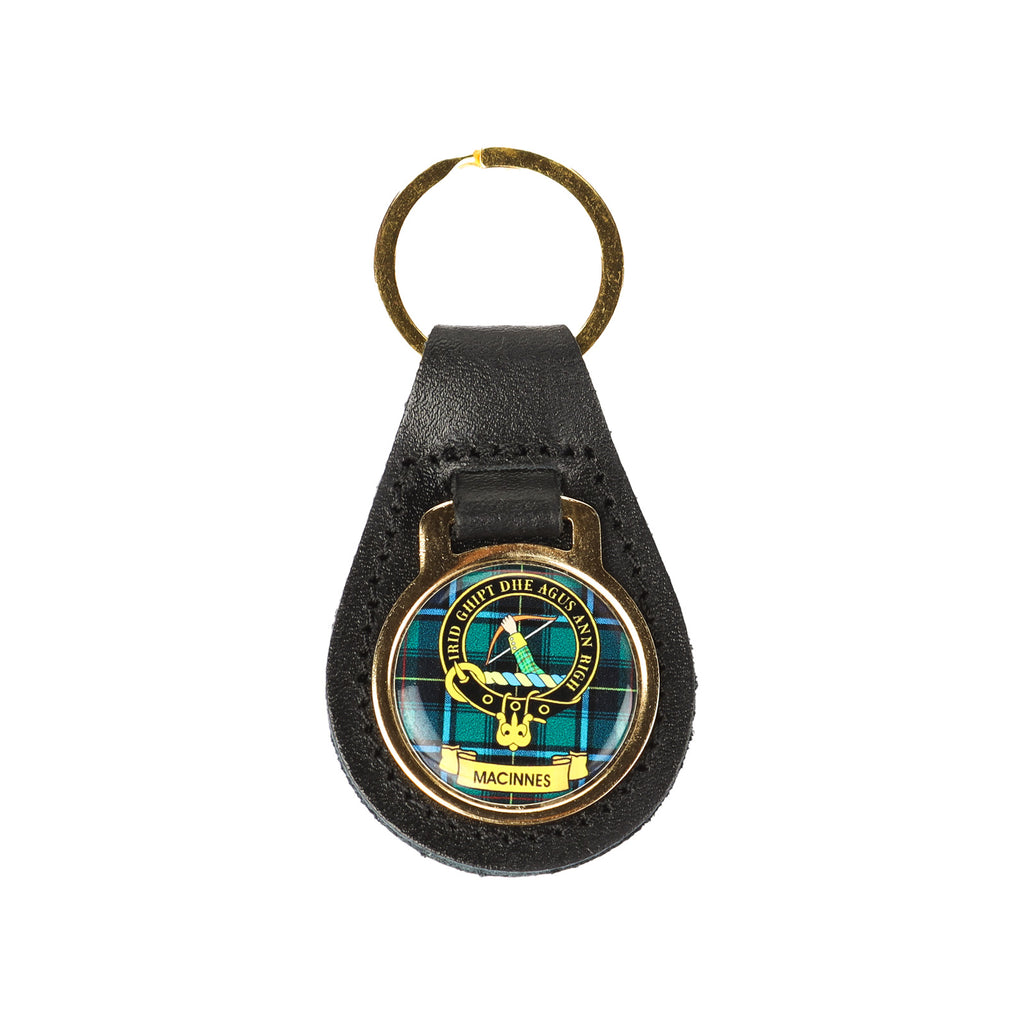 Kc Clan Leather Key Fob Macinnes