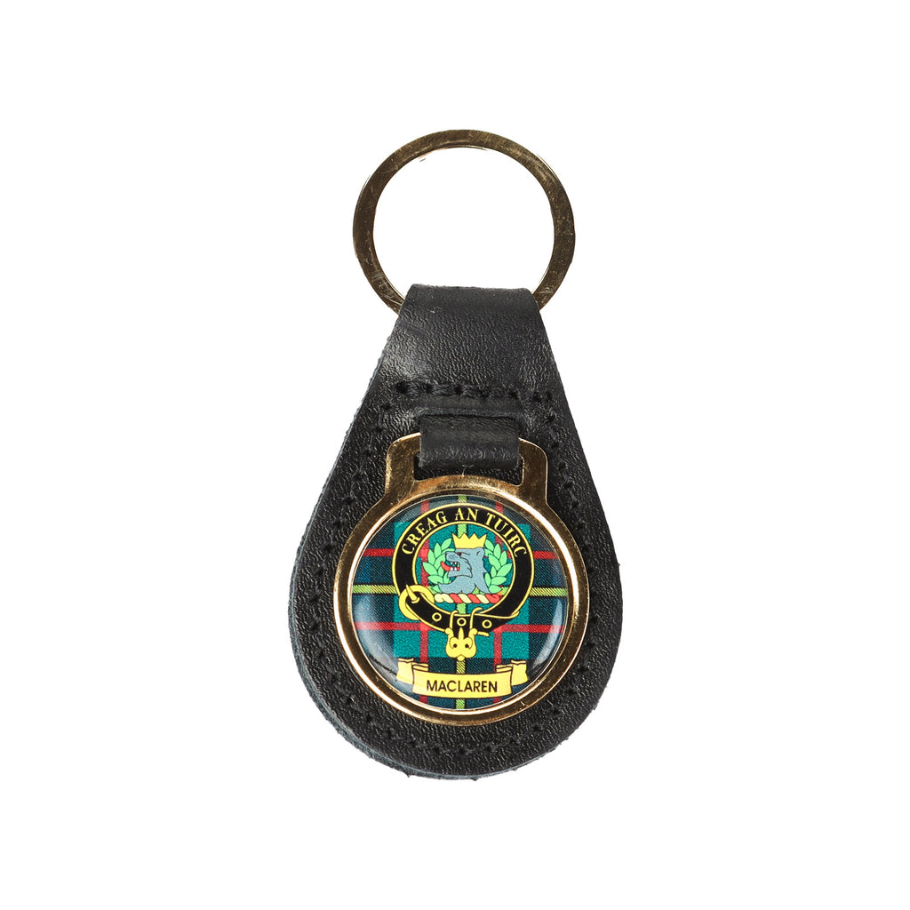 Kc Clan Leather Key Fob Maclaren