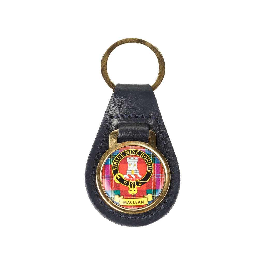 Kc Clan Leather Key Fob Maclean