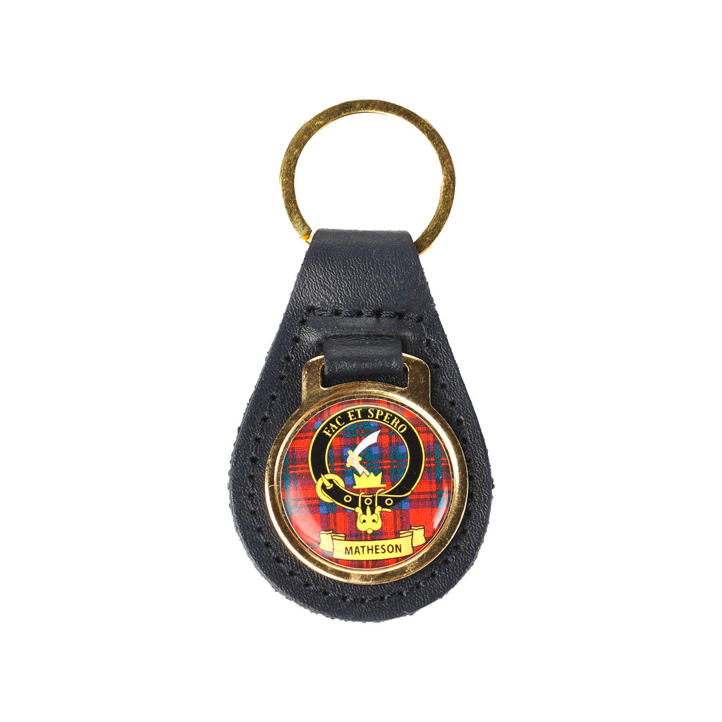 Kc Clan Leather Key Fob Matheson
