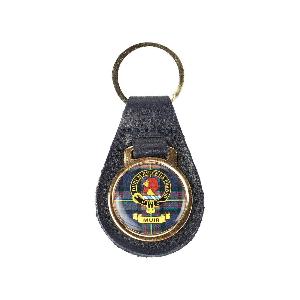 Kc Clan Leather Key Fob Muir