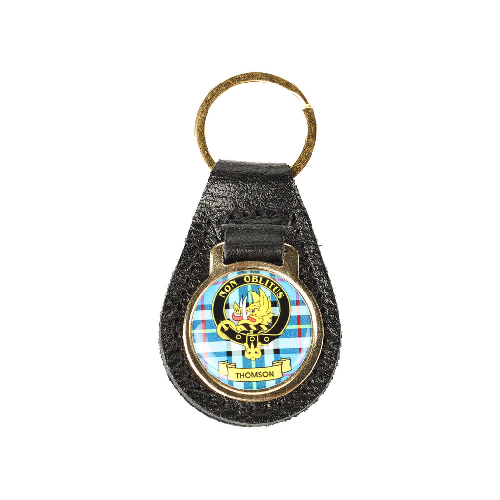 Kc Clan Leather Key Fob Thomson