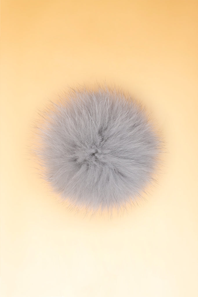 100% Real Fur Pom Pom Cloudy