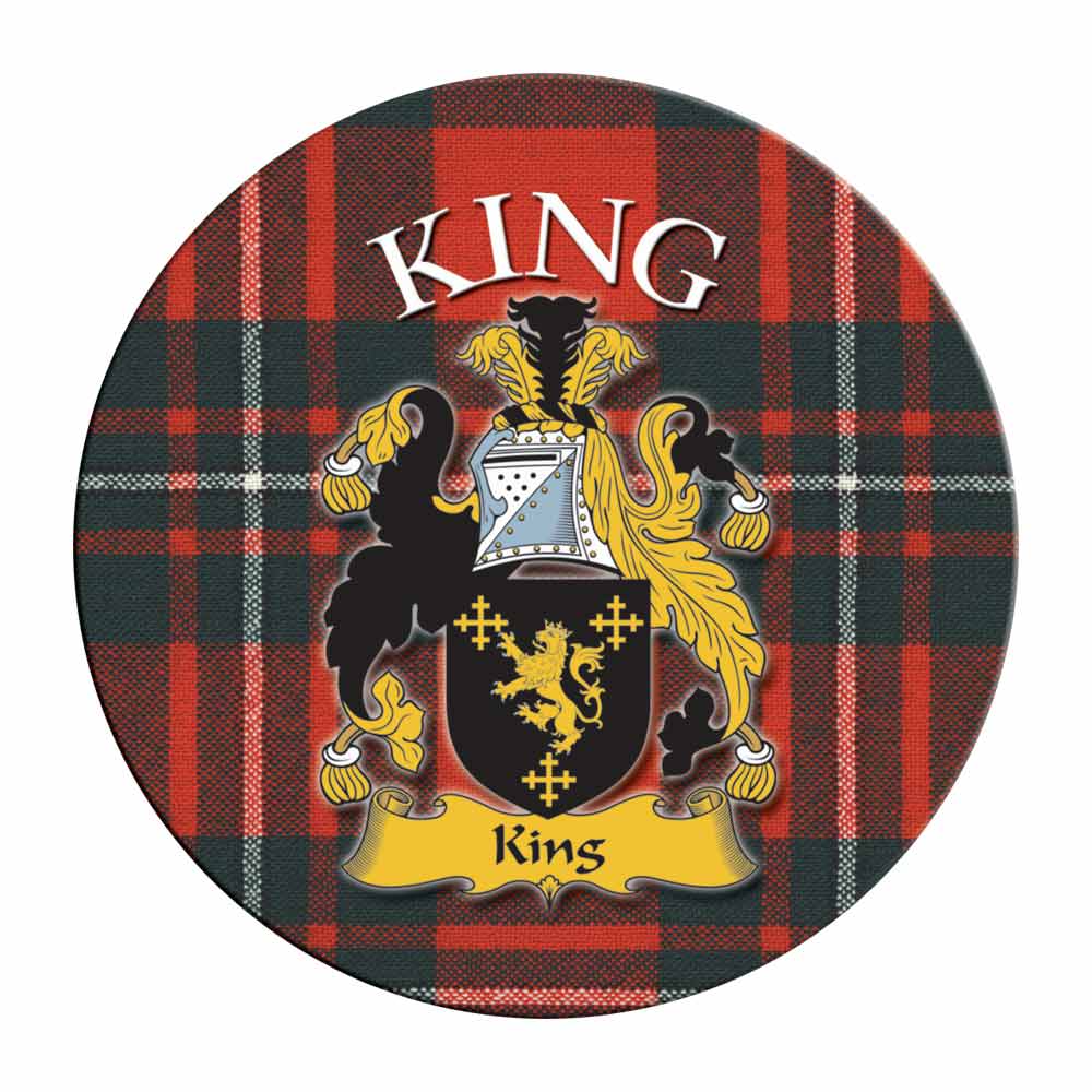 Kc Clan Square Cork Coaster King