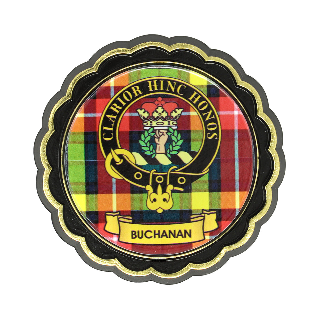 Clan Crest Fridge Magnets Buchanan