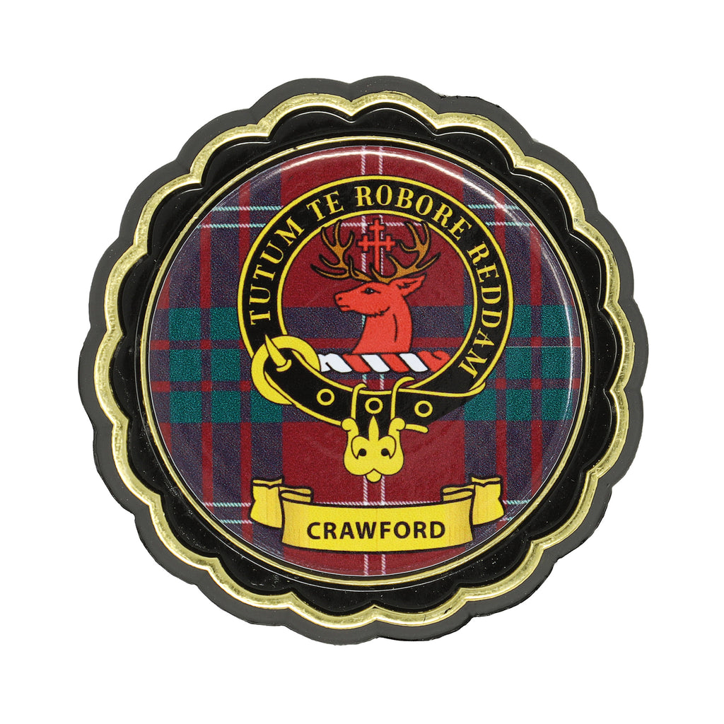 Clan Crest Fridge Magnets Crawford