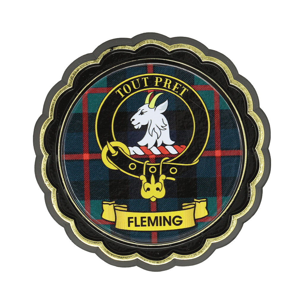 Clan Crest Fridge Magnets Fleming