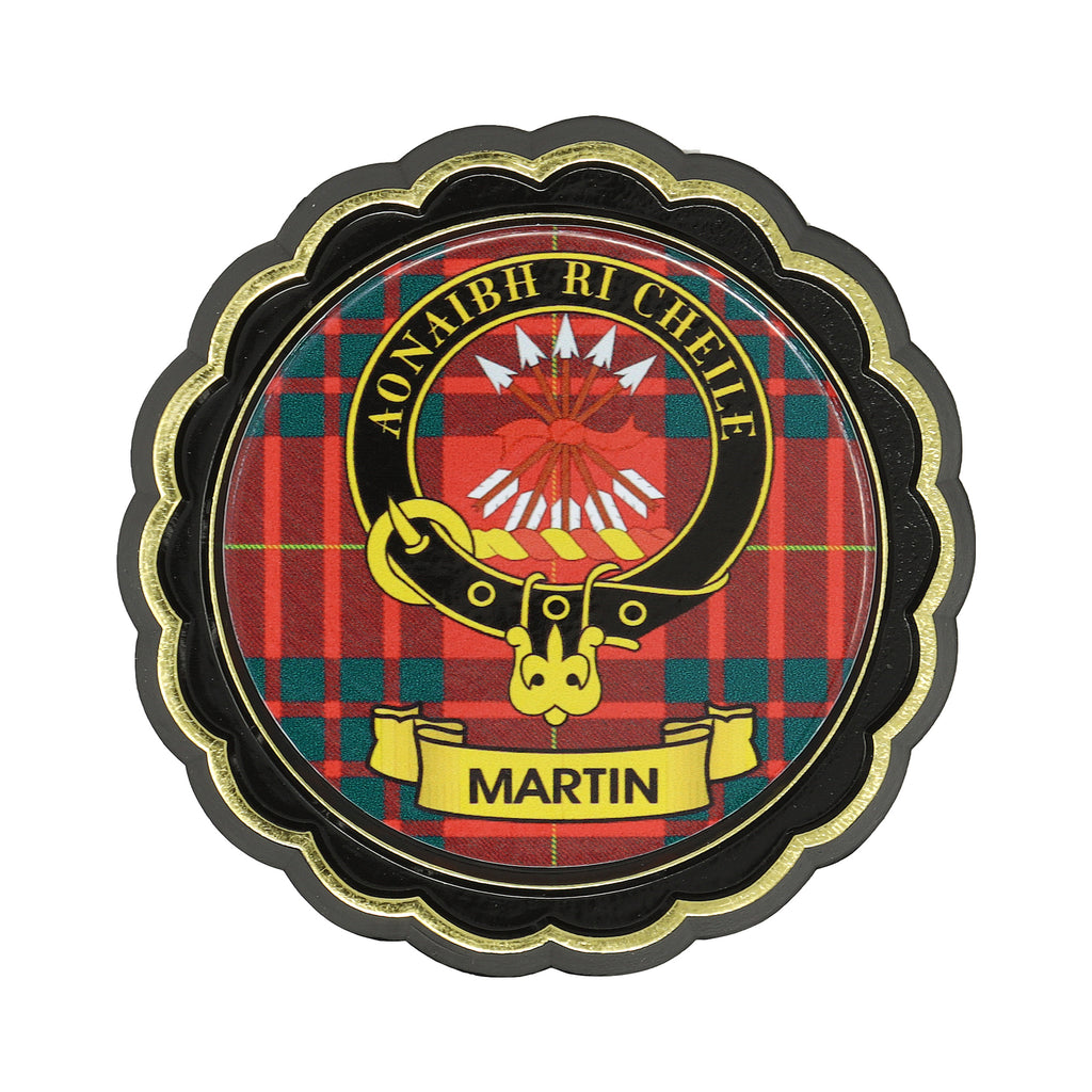 Clan Crest Fridge Magnets Martin