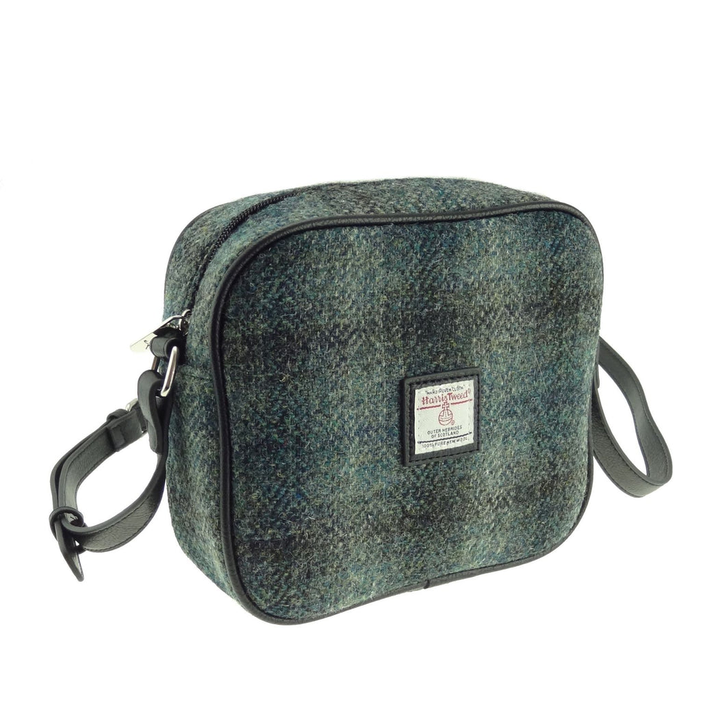 Women's Harris Tweed Almond Mini Bag  Moss Green