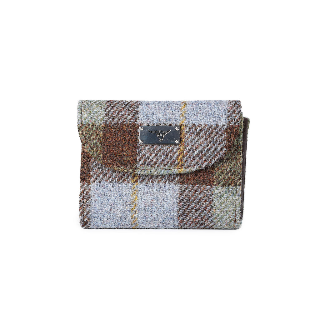 Women's Harris Tweed Jura Zip Purse  Macleod Tartan