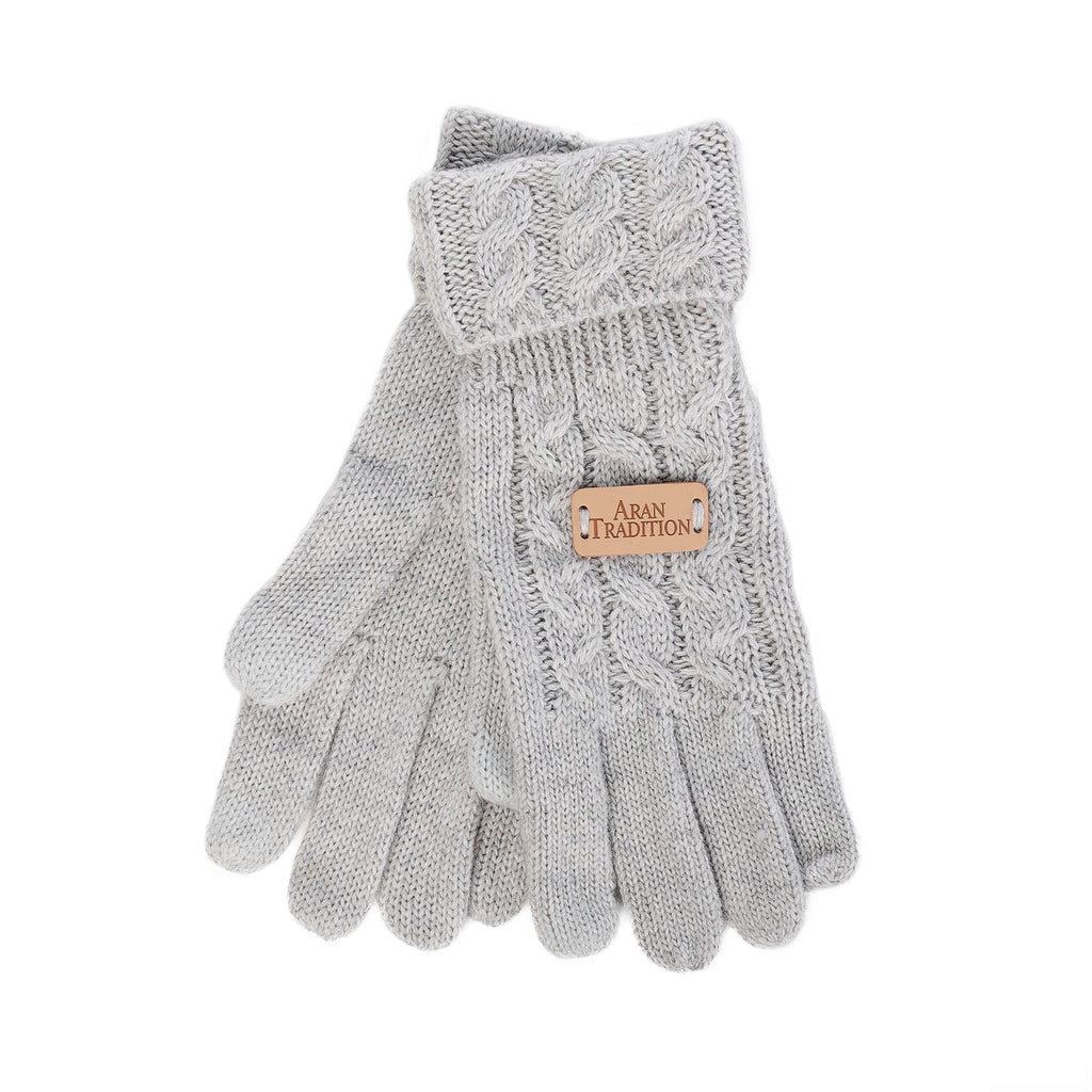 Aran Diamond Fine Gg Cable Cuff Glove