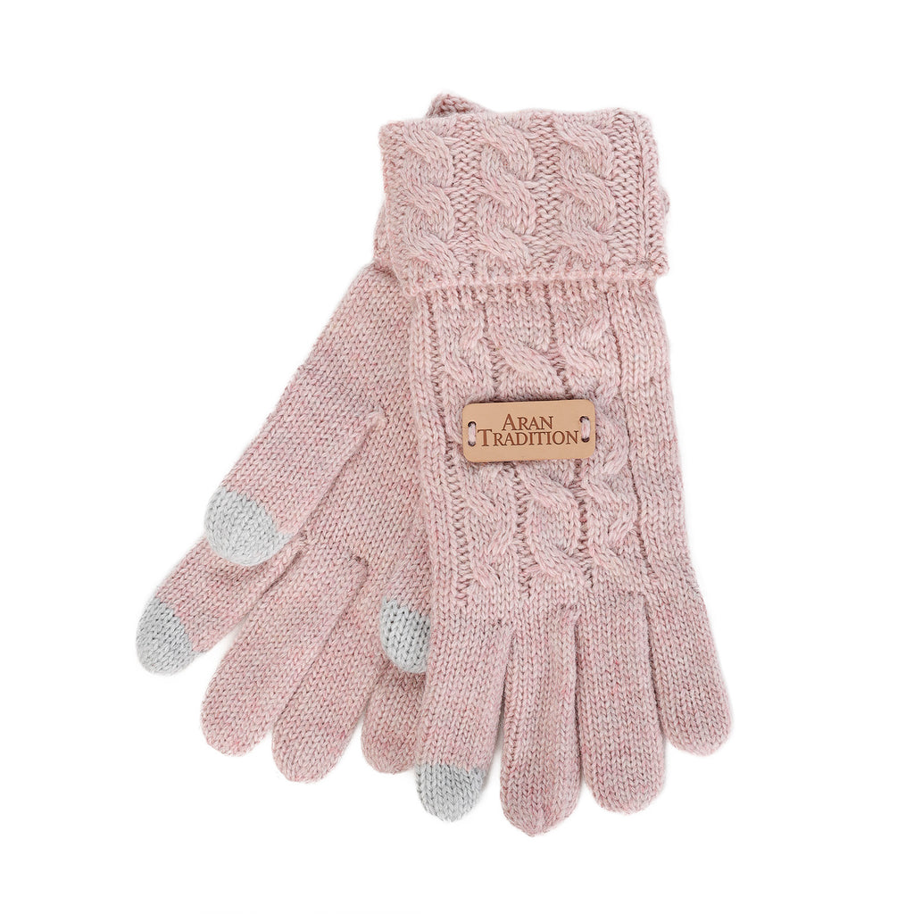 Aran Diamond Fine Gg Cable Cuff Glove