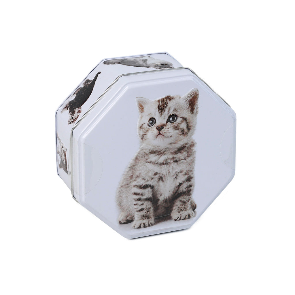 Octagonal Cat Tin