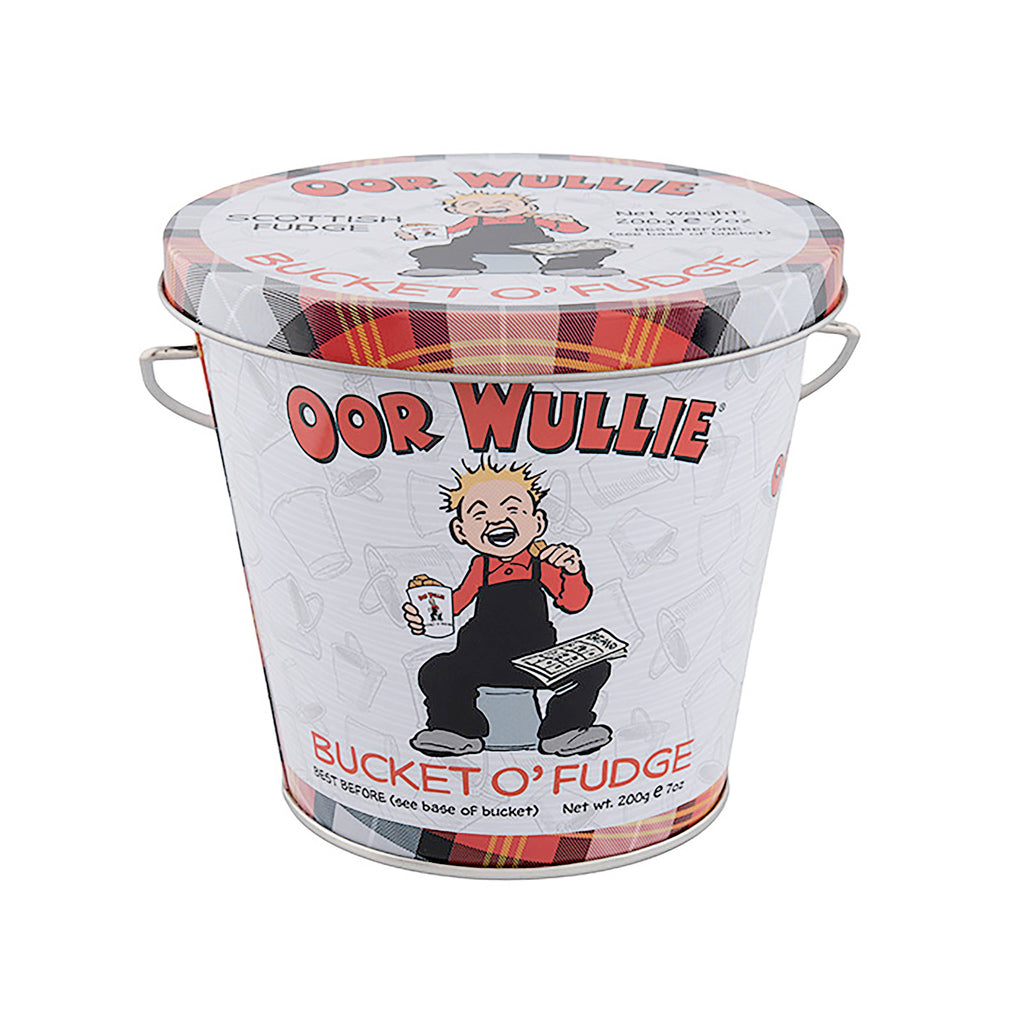 Oor Wullie Bucket Of Fudge.   Tin