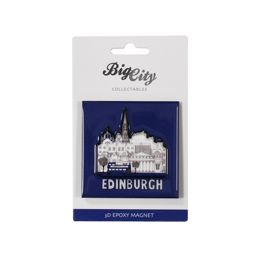 Big City 3D Magnet- Edinburgh Skyline